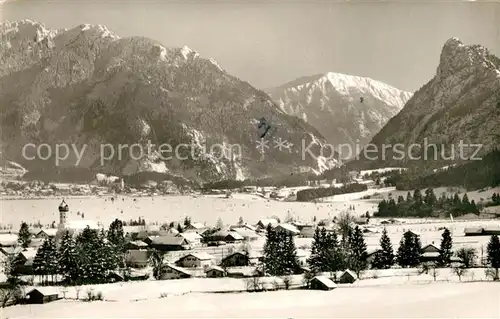 AK / Ansichtskarte Unterammergau Blick auf Labergebirge und Kofel Unterammergau