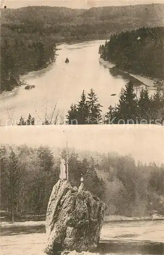 AK / Ansichtskarte Isartal mit Georgenstein Isartal