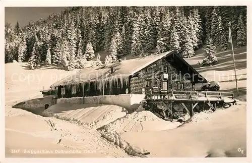 AK / Ansichtskarte Spitzingsee Berggasthaus Duffnerhuette Spitzingsee