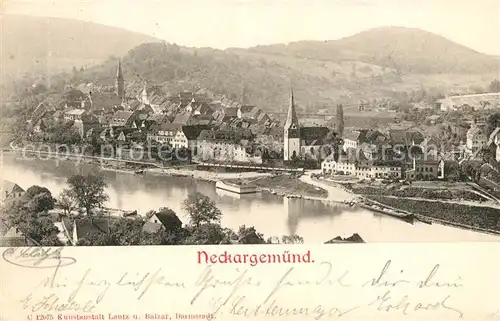 AK / Ansichtskarte Neckargemuend Panorama Neckargemuend
