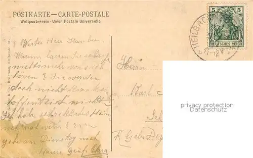 AK / Ansichtskarte Heilbronn_Neckar Blick vom Goetzenturm Heilbronn Neckar