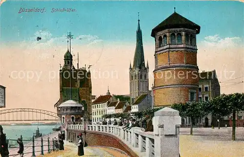 AK / Ansichtskarte Duesseldorf Schlossufer Duesseldorf