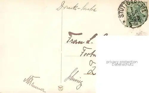 AK / Ansichtskarte Stuttgart Blick von der Karlshoehe Stuttgart