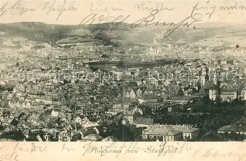 AK / Ansichtskarte Stuttgart Panorama Stuttgart