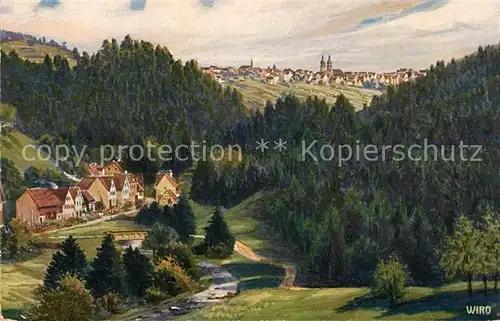 AK / Ansichtskarte Verlag_Wiedemann_WIRO_Nr. 2449 A Freudenstadt Christophstal  Verlag_Wiedemann_WIRO_Nr.