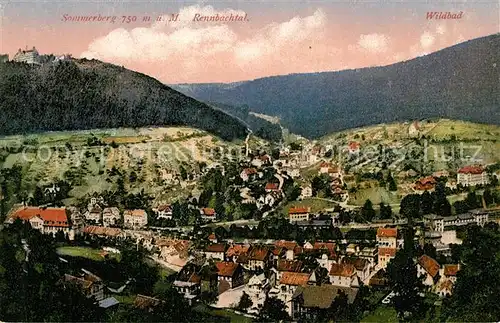 AK / Ansichtskarte Bad_Wildbad Sommerberg Rennbachtal  Bad_Wildbad