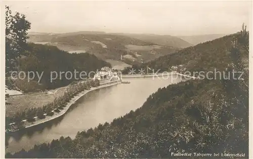 AK / Ansichtskarte Luedenscheid Fliegeraufnahme Fuelbecker Talsperre Luedenscheid