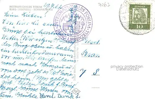 AK / Ansichtskarte Bad_Liebenzell mit Burg Bad_Liebenzell