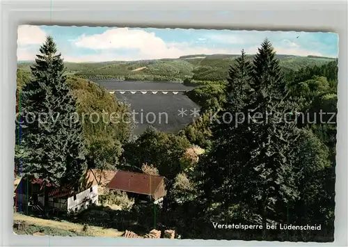 AK / Ansichtskarte Versetalsperre bei Luedenscheid Versetalsperre