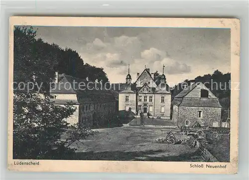 AK / Ansichtskarte Luedenscheid Schloss Neuenhof Luedenscheid