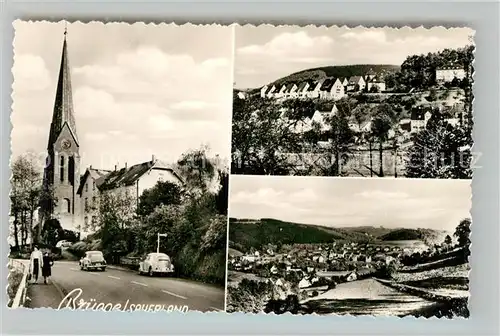 AK / Ansichtskarte Bruegge_Luedenscheid Kirchenpartie Bruegge Luedenscheid