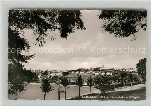AK / Ansichtskarte Luedenscheid Kampfbahn mit Willigloh Luedenscheid
