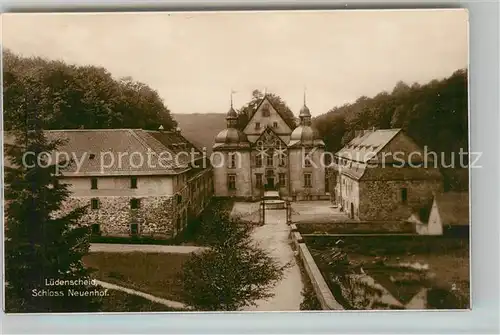 AK / Ansichtskarte Luedenscheid Schloss Neuenhof Luedenscheid