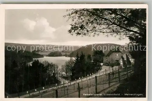 AK / Ansichtskarte Versetalsperre Meinerzhagen bei Luedenscheid Versetalsperre