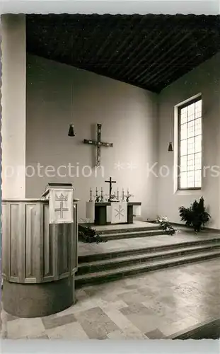 AK / Ansichtskarte Valbert Neue Evangelische Kirche innen Valbert