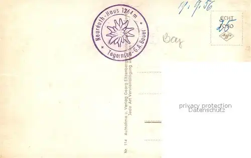 AK / Ansichtskarte Neureuth_Tegernsee Neureuth Haus  Neureuth Tegernsee