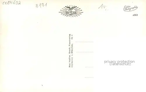 AK / Ansichtskarte Jachenau Panorama Winterlandschaft Jachenau