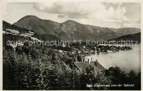 AK / Ansichtskarte Tegernsee Blick von der Wacht Tegernsee