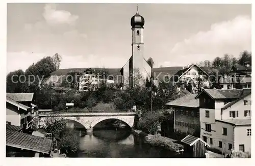 AK / Ansichtskarte Gmund_Tegernsee Mangfall Kirche Gmund Tegernsee