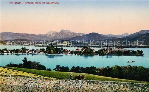 AK / Ansichtskarte Chiemsee Fraueninsel Chiemsee