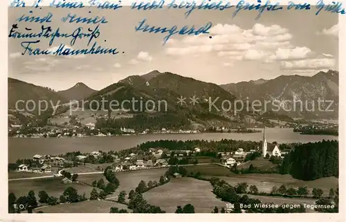 AK / Ansichtskarte Bad_Wiessee Panorama Tegernsee Bad_Wiessee