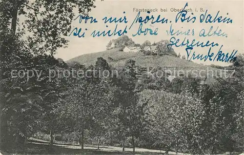 AK / Ansichtskarte Oberkirch_Baden Fuersteneck Oberkirch_Baden