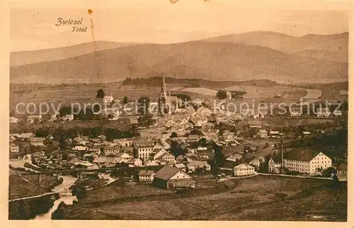 AK / Ansichtskarte Zwiesel_Niederbayern Panorama Zwiesel Niederbayern