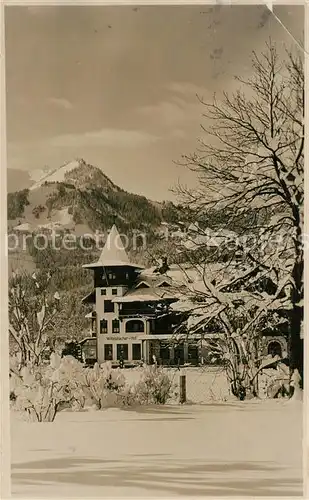 AK / Ansichtskarte Oberstdorf Hotel Wittelsbacher Hof Oberstdorf