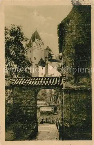 AK / Ansichtskarte Landshut_Isar Schloss Trausnitz Wittelsbacherturm Landshut Isar