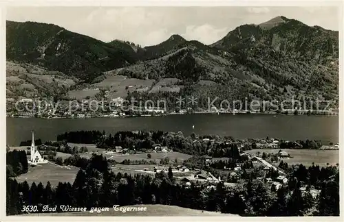 AK / Ansichtskarte Bad_Wiessee Tegernsee Panorama Bad_Wiessee