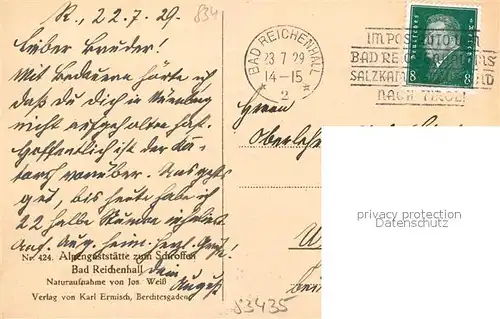 AK / Ansichtskarte Bad_Reichenhall Alpengaststaette zum Schroffen Bad_Reichenhall