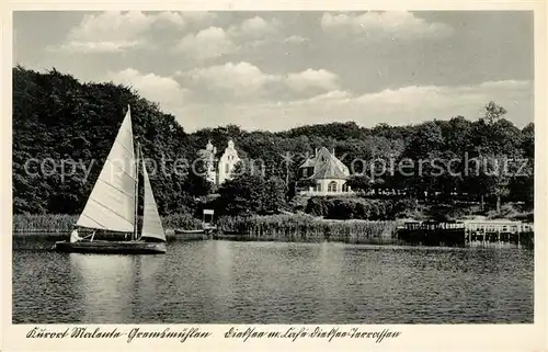 AK / Ansichtskarte Malente Gremsmuehlen Dieksee Cafe Dieksee Terrassen Malente Gremsmuehlen