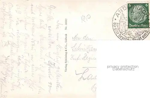 AK / Ansichtskarte Andernach Blick vom Krahnenberg Andernach