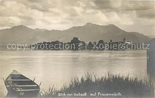 AK / Ansichtskarte Gstadt_Chiemsee Frauenwoerth Gstadt_Chiemsee