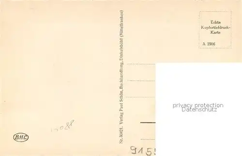 AK / Ansichtskarte Dinkelsbuehl Segringerstrasse Sankt Georgskirche Dinkelsbuehl