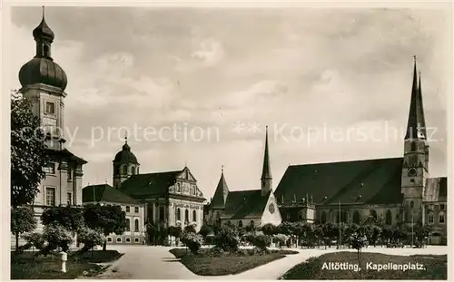 AK / Ansichtskarte Altoetting Kapellenplatz  Altoetting