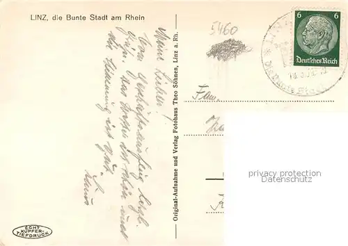 AK / Ansichtskarte Linz_Rhein  Linz_Rhein