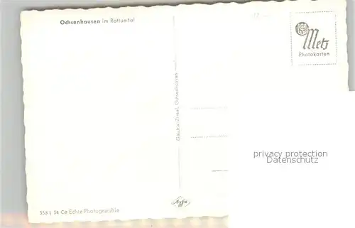AK / Ansichtskarte Ochsenhausen im Rottumtal Ochsenhausen