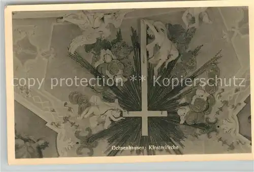 AK / Ansichtskarte Ochsenhausen Klosterkirche innen Ochsenhausen