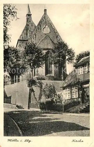 AK / Ansichtskarte Moelln_Lauenburg Kirche Moelln_Lauenburg