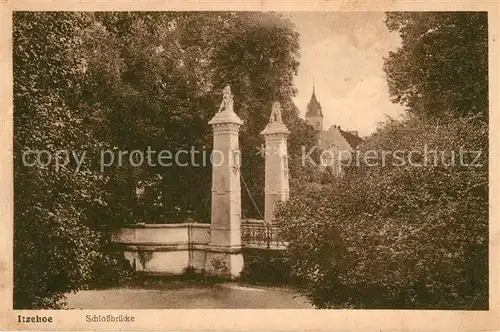 AK / Ansichtskarte Itzehoe Schlossbruecke Itzehoe