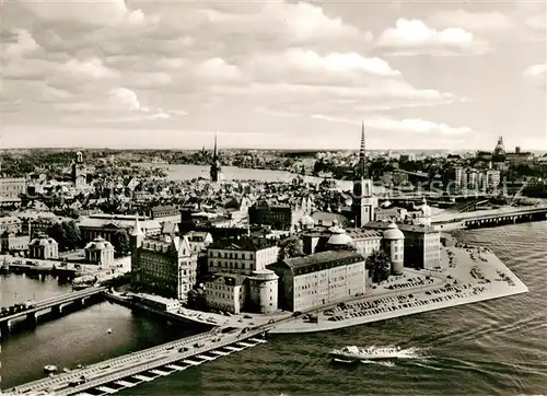 AK / Ansichtskarte Stockholm Riddarholmen Insel Altstadt Stockholm