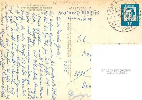 AK / Ansichtskarte Bad_Bramstedt Neues Kurhaus Bad_Bramstedt