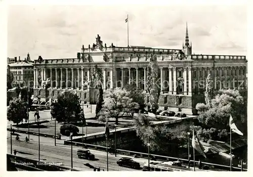 AK / Ansichtskarte Stockholm Reichstagsgebaeude Stockholm