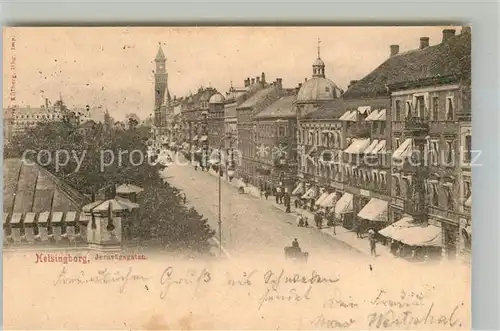 AK / Ansichtskarte Helsingborg Jernvaegsgatan Helsingborg