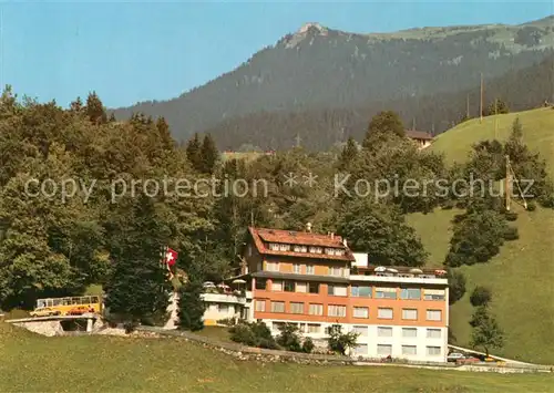 AK / Ansichtskarte Goldern Hasliberg Hotel Gletscherblick Goldern Hasliberg