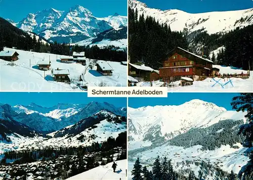 AK / Ansichtskarte Adelboden Stiegelschwand Restaurant Schermtanne Adelboden