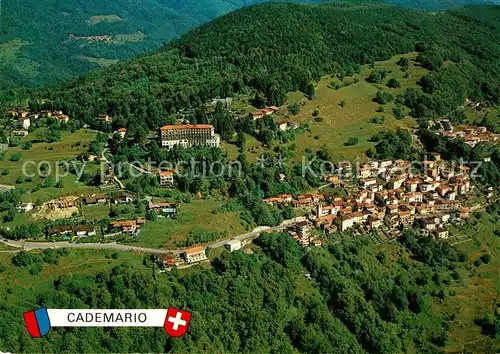 AK / Ansichtskarte Cademario Fliegeraufnahme Cademario