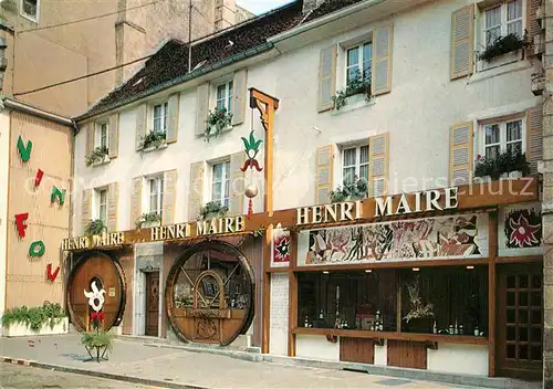 AK / Ansichtskarte Arbois Salons Degustation Grands Vins Henri Maire Arbois