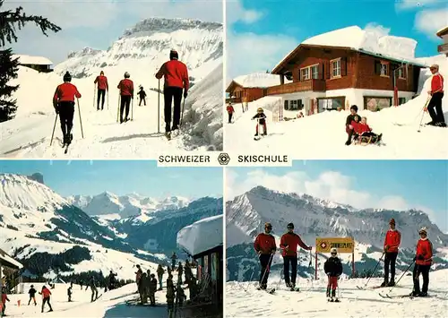 AK / Ansichtskarte Escholzmatt Schweizer Skischule  Escholzmatt